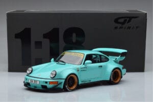 Porsche 911 964 RWB Tiffany Blå GT Spirit 1:18 GT875 Resin — billede 6 af 6
