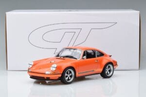 Porsche 911 964 Singer Orange Specialudgave GT Spirit 1:18 ZM049 Resin — billede 6 af 6