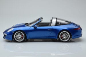 Porsche 911 991 4S Targa Blå GT Spirit 1:18 GT037 Resin — billede 3 af 5
