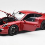 Porsche 911 991 Carrera GTS Carmine Rød Schuco 1:18 450039000 - image 2 of 8