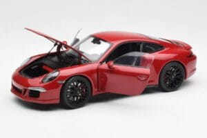 Porsche 911 991 Carrera GTS Carmine Rød Schuco 1:18 450039000 Metal — billede 2 af 8