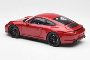 Porsche 911 991 Carrera GTS Carmine Rød Schuco 1:18 450039000 Metal — billede 7 af 8