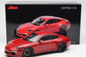 Porsche 911 991 Carrera GTS Carmine Rød Schuco 1:18 450039000 Metal — billede 8 af 8