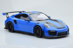 Porsche 911 GT2 RS 991.2 Weissach Package Blå Sorte Magnesiumfælge Minichamps 1:18 153068316 Metal — billede 4 af 6