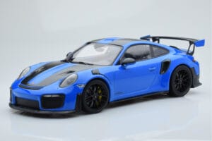 Porsche 911 GT2 RS 991.2 Weissach Package Blå Sorte Magnesiumfælge Minichamps 1:18 153068316