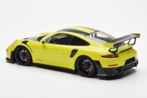 Porsche 911 991.2 GT2 RS Lysegrøn Med Sorte Magnesiumfælge Minichamps 1:18 155068300 Metal — billede 5 af 6