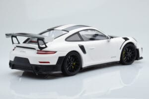 Porsche 911 GT2 RS 991.2 Weissach Package Hvid Sorte Magnesiumfælge Minichamps 1:18 153068309 Metal — billede 2 af 6