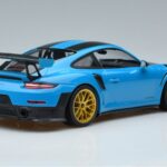 Porsche 911 991.2 GT3 RS Weissach Package Miami Blå Guldfælge Minichamps 1:18 153068310 Metal - image 2 of 6