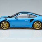 Porsche 911 991.2 GT3 RS Weissach Package Miami Blå Guldfælge Minichamps 1:18 153068310 Metal - image 3 of 6