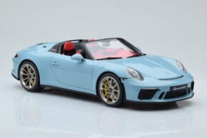 Porsche 911 991.2 Speedster Meissen Blå GT Spirit 1:18 GT408 Resin — billede 4 af 6