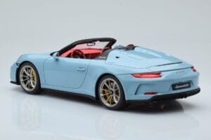Porsche 911 991.2 Speedster Meissen Blå GT Spirit 1:18 GT408 Resin — billede 5 af 6