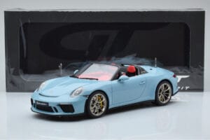 Porsche 911 991.2 Speedster Meissen Blå GT Spirit 1:18 GT408 Resin — billede 6 af 6