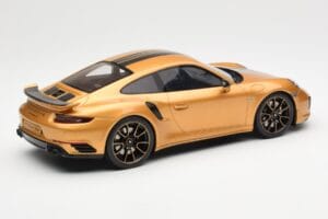 Porsche 911 991.2 Turbo S Exclusive Guld GT Spirit 1:18 GT444 Resin — billede 2 af 6