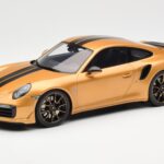 Porsche 911 991.2 Turbo S Exclusive Guld GT Spirit 1:18 GT444