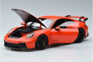 Porsche 911 992 GT3 Orange Norev 1:18 187300 Metal — billede 2 af 7