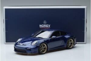 Porsche 911 992 GT3 Touring Package Blå Metallic Norev 1:18 187302 Metal — billede 7 af 7