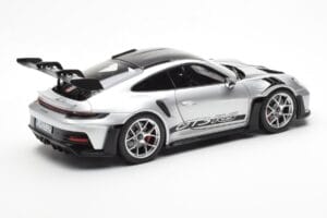 Porsche 911 992 GT3 Weissach Pack GT Sølv Metallic Norev 1:18 187366 Metal — billede 3 af 8