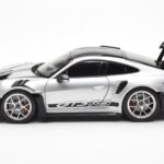 Porsche 911 992 GT3 Weissach Pack GT Sølv Metallic Norev 1:18 - image 4 of 8