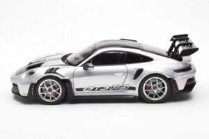 Porsche 911 992 GT3 Weissach Pack GT Sølv Metallic Norev 1:18 187366 Metal — billede 4 af 8