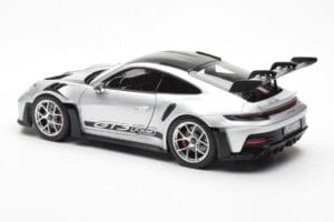 Porsche 911 992 GT3 Weissach Pack GT Sølv Metallic Norev 1:18 187366 Metal — billede 7 af 8