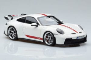 Porsche 911 992 GT3 Hvid Norev 1:18 187306 Metal — billede 5 af 7
