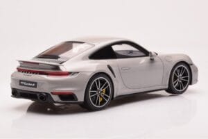 Porsche 911 992 Turbo S Crayon Grå GT Spirit 1:18 GT431 Resin — billede 2 af 6