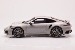 Porsche 911 992 Turbo S Crayon Grå GT Spirit 1:18 GT431 Resin — billede 3 af 6