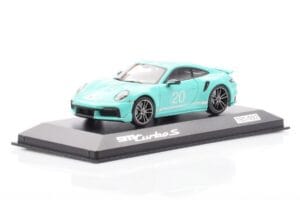 Porsche 911 992 Turbo S Mint Grøn Minichamps 1:43 WAP0209070N003 Metal — billede 2 af 4