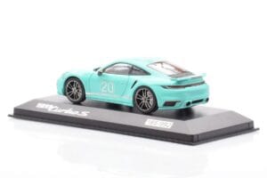 Porsche 911 992 Turbo S Mint Grøn Minichamps 1:43 WAP0209070N003 Metal — billede 3 af 4
