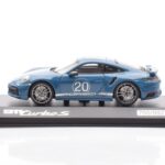 Porsche 911 992 Turbo S Oslo Blå Minichamps 1:43