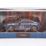 Porsche 911 992 Turbo S Oslo Blå Minichamps 1:43 - image 4 of 4