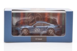 Porsche 911 992 Turbo S Oslo Blå Minichamps 1:43 WAP0209050N001 Metal — billede 4 af 4