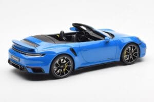 Porsche 911 992 Turbo S Shark Blå GT Spirit 1:18 GT441 Resin — billede 2 af 6