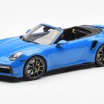 Porsche 911 992 Turbo S Shark Blå GT Spirit 1:18 GT441