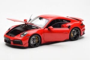 Porsche 911 992 Turbo S Sport Design Rød Minichamps 1:18 113069078 Metal — billede 2 af 8