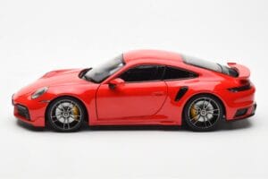 Porsche 911 992 Turbo S Sport Design Rød Minichamps 1:18 113069078 Metal — billede 4 af 8
