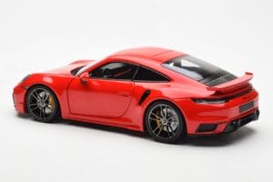 Porsche 911 992 Turbo S Sport Design Rød Minichamps 1:18 113069078 Metal — billede 7 af 8