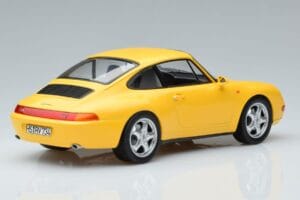Porsche 911 993 Carrera Gul Norev 1:18 187596 Metal — billede 2 af 6