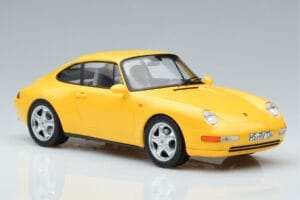 Porsche 911 993 Carrera Gul Norev 1:18 187596 Metal — billede 4 af 6