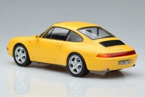 Porsche 911 993 Carrera Gul Norev 1:18 187596 Metal — billede 5 af 6