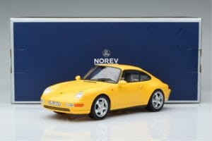 Porsche 911 993 Carrera Gul Norev 1:18 187596 Metal — billede 6 af 6