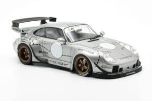 Porsche 911 993 RWB Sølv Phantom Asia Edition GT Spirit 1:18 CLDC017 Resin — billede 4 af 6