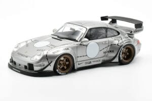 Porsche 911 993 RWB Sølv Phantom Asia Edition GT Spirit 1:18 CLDC017 Resin