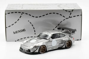 Porsche 911 993 RWB Sølv Phantom Asia Edition GT Spirit 1:18 CLDC017 Resin — billede 6 af 6
