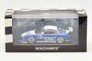 Porsche 911 996 GT3 Cup EMC2 #3 W. Henzler Porsche Carrera Cup 2004 Minichamps 1:43 400046203 Metal — billede 3 af 3