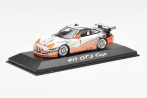 Porsche 911 996 GT3 Cup #1 Mobil 1 VIP Car Minichamps 1:43 WAP02012115 Metal — billede 2 af 4