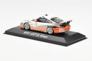 Porsche 911 996 GT3 Cup #1 Mobil 1 VIP Car Minichamps 1:43 WAP02012115 Metal — billede 3 af 4