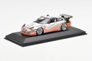 Porsche 911 996 GT3 Cup Mobil 1 #2 V. Ickx Carrera Cup 2004 Minichamps 1:43 403046282 Metal — billede 2 af 4