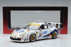 Porsche 911 996 GT3 R J. Ickx 24 Hours of Le Mans 2003 AUTOart 1:18 80379 Metal — billede 7 af 7