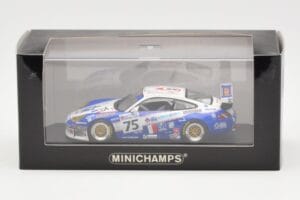 Porsche 911 996 GT3 RS #75 Khan / Sugden / Smith 24 Hours of Le Mans 2004 Minichamps 1:43 400046975 Metal — billede 4 af 4